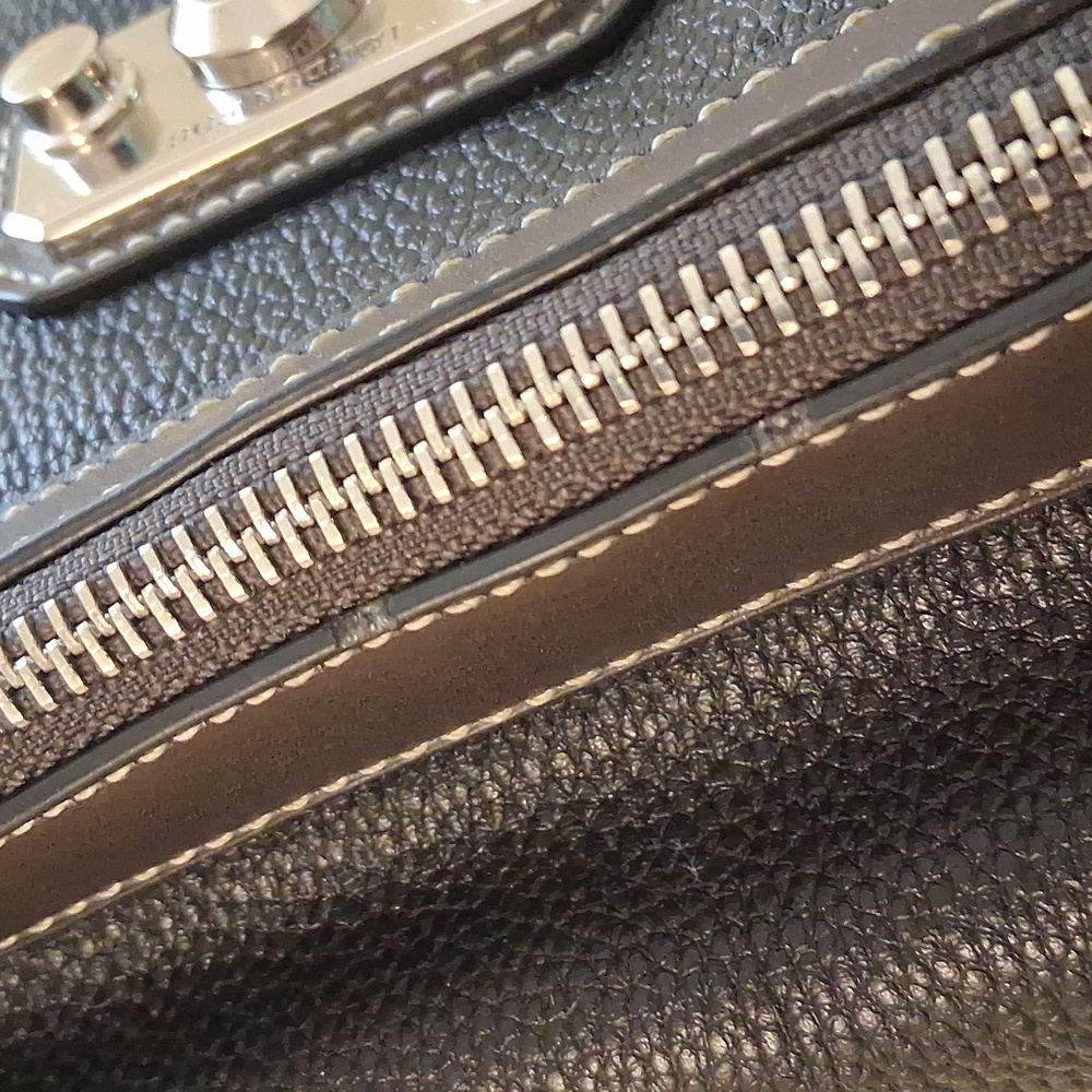 London Fog Blackbrown/Brown Satchel Crossbody Handbag - Picture 7 of 11